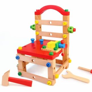 מוצר בניה מעץ לילדים - דגם כיסא מומלץ במיוחד