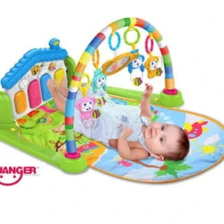 אוניברסיטה מנגנת לתינוק HUANGER בירוק עם תינוק